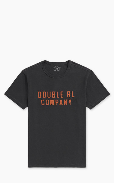 RRL Logo Cotton-Hemp Jersey T-Shirt Faded Black Canvas