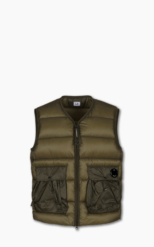 C.P. Company D.D. Shell Down Vest Butternut