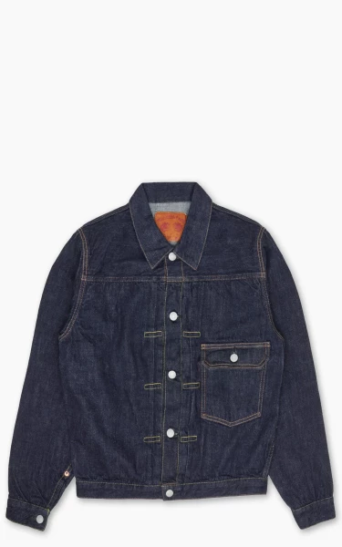 Fullcount 2107SSW Type 1 Selvedge Denim Jacket Super Smooth One Wash Indigo