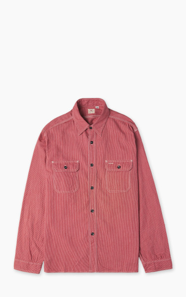 Sugar Cane SC25511 Jean Cord Work Shirt Red