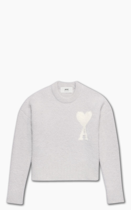 AMI Paris ADC Sweater Pearl Grey/Ivory