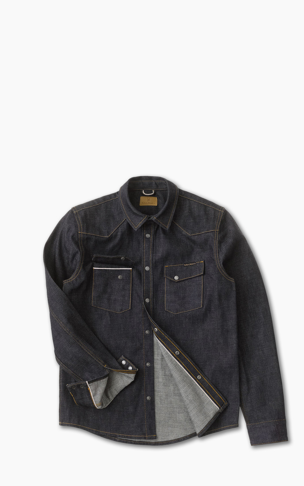 Nudie Jeans Jonas Denim Shirt Dry Ace Selvage | Cultizm