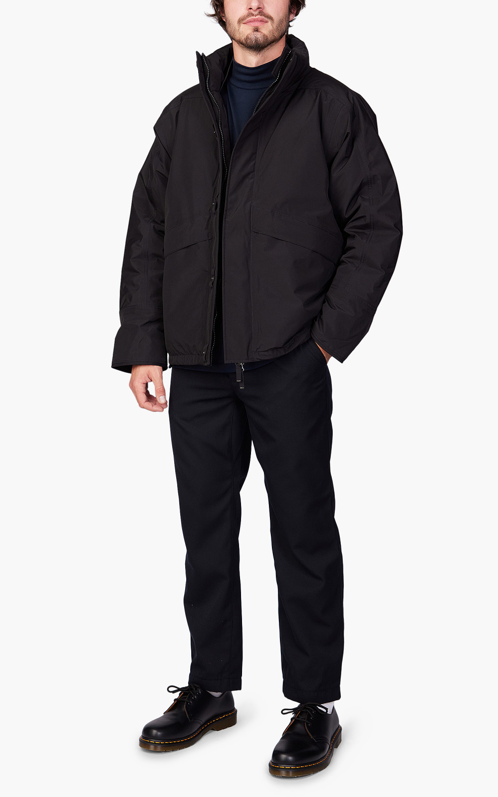 Nanamica GORE-TEX Short Down Jacket Black | Cultizm