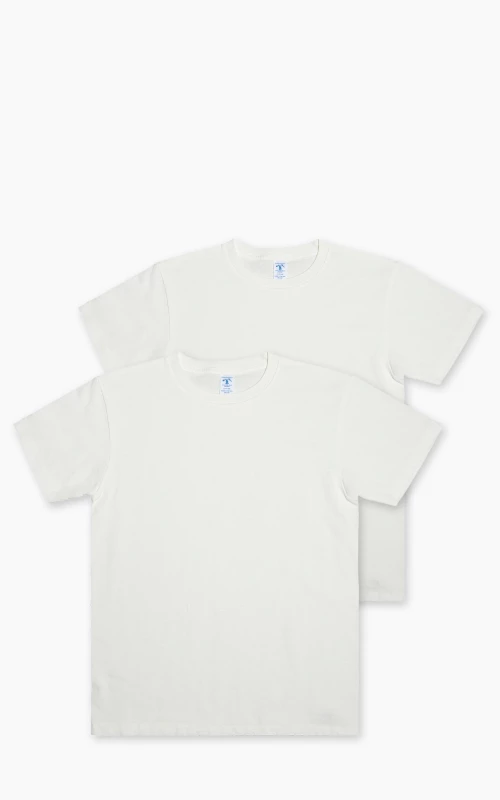 Velva Sheen Crew Neck Tee 2-Pack White