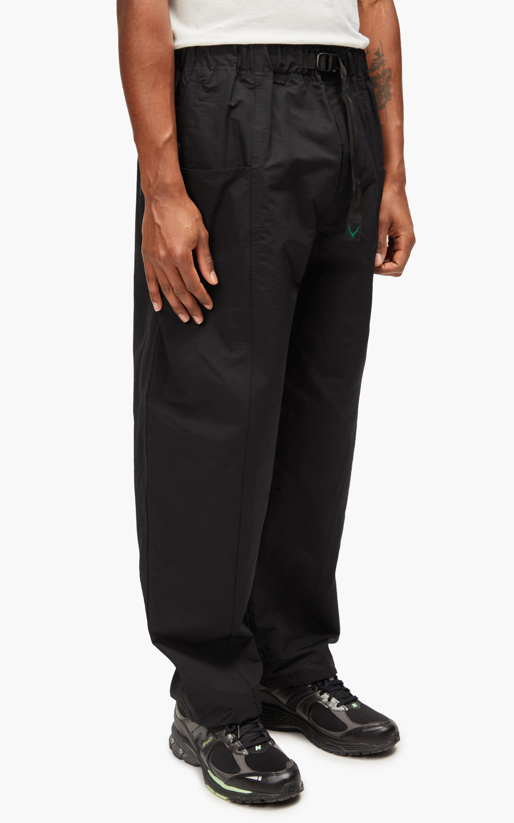 South2 West8 Belted C.S. Pant C/N Grosgrain B-Black | Cultizm