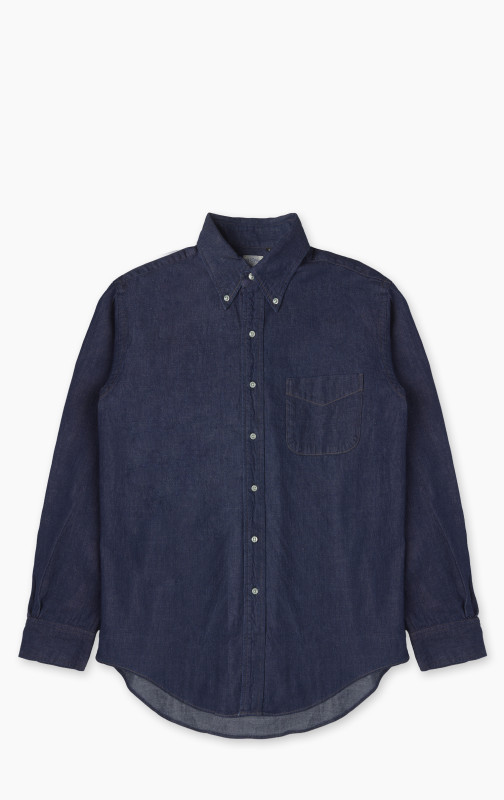 Standard Button Down Denim Shirt One Wash Indigo