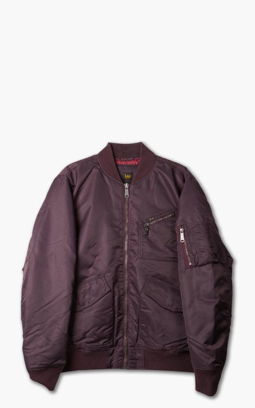 Lee Bomber Jacket Velvet Beet