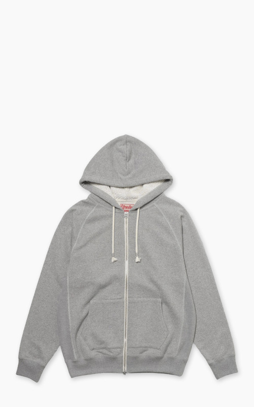 Wonder Looper Zip Hoodie Super Looper French Terry Heather Grey