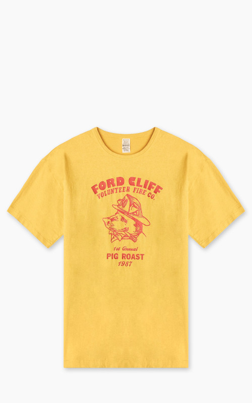 Warehouse & Co. Lot 4064 Ford Cliff T-Shirt Yellow