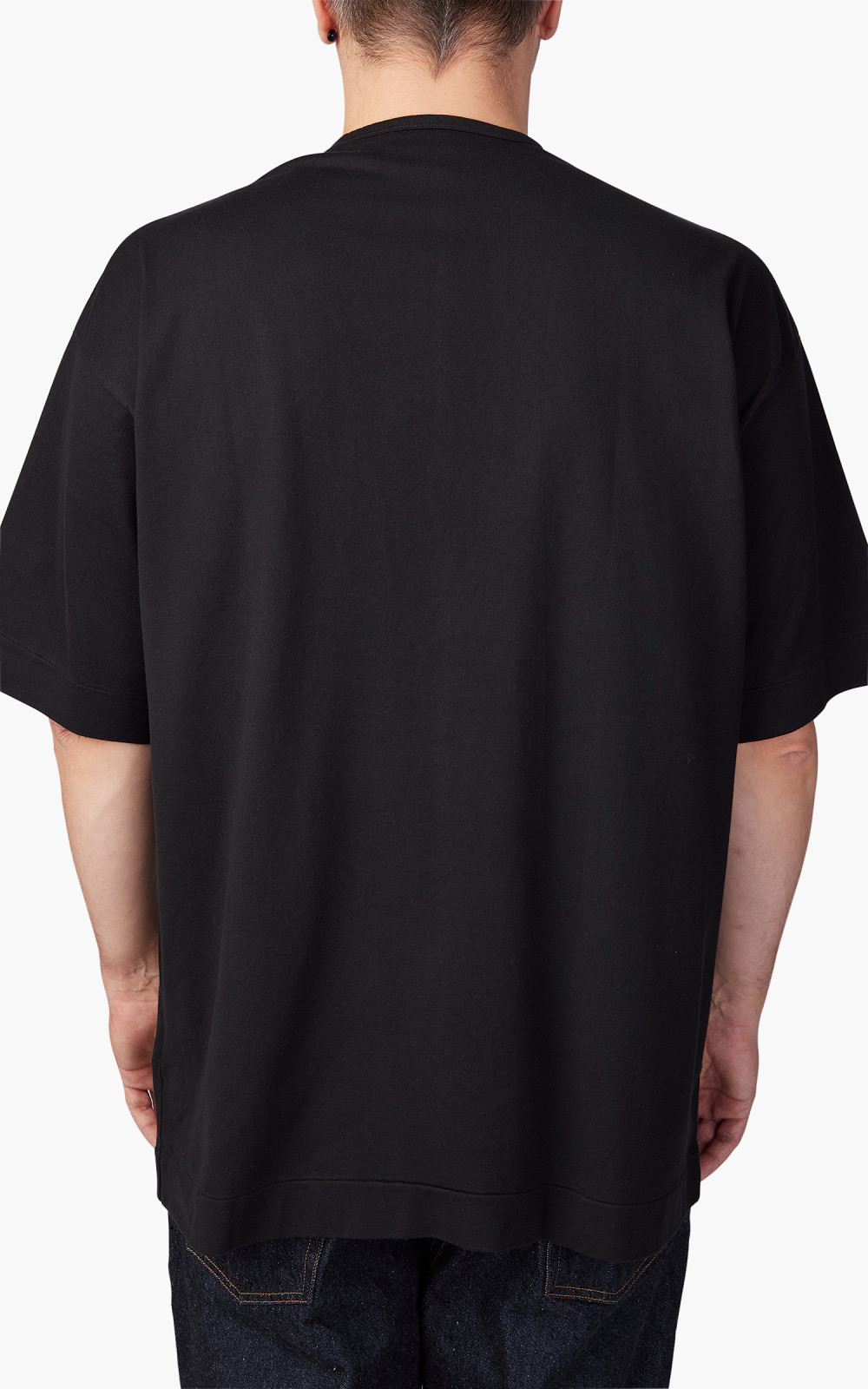 Kaptain Sunshine Suvin Supima Tube Henleyneck Tee Light Black | Cultizm