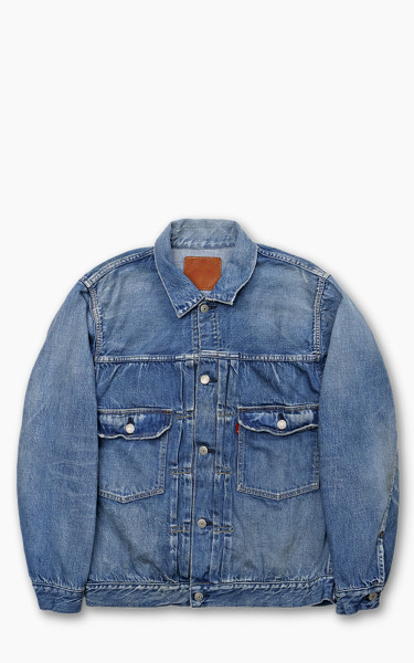 Fullcount 2978-2102SS Type 2 Super Smooth Dartford Washed Selvedge Denim Jacket Indigo Blue