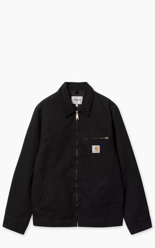 Carhartt WIP Detroit Jacket Dearborn Canvas Black/Black