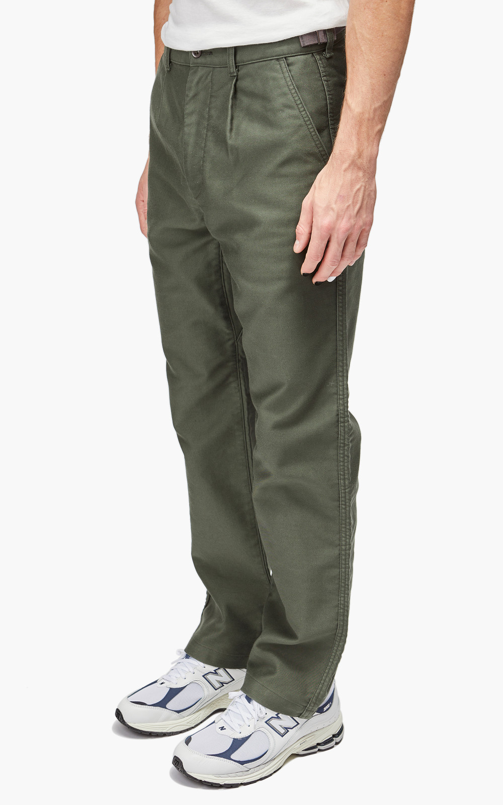 Nanamica Moleskin Dock Pants Olive | Cultizm