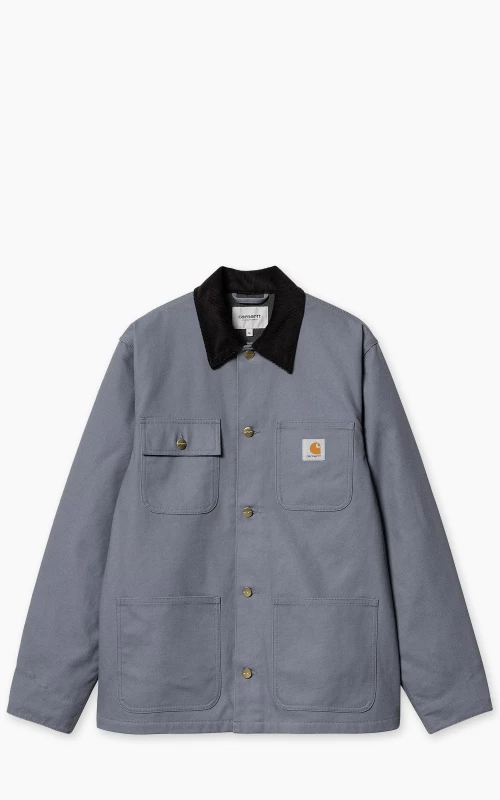 Carhartt WIP Michigan Coat Winter Dearborn Canvas Dove Grey/Black