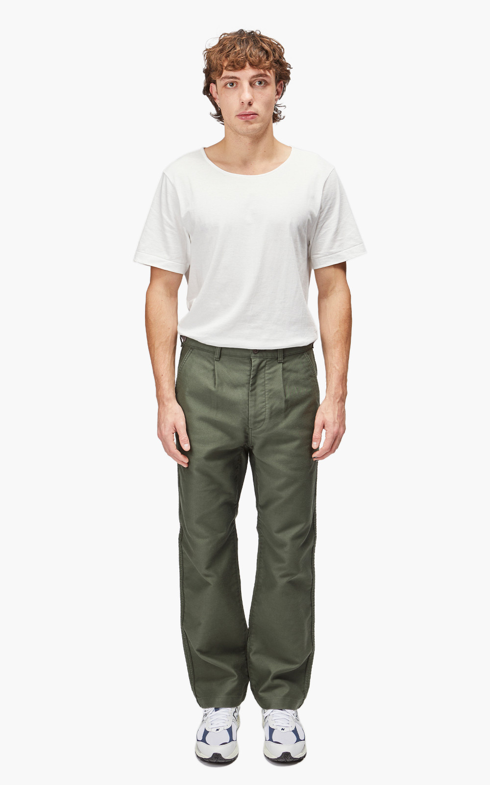 Nanamica Moleskin Dock Pants Olive | Cultizm