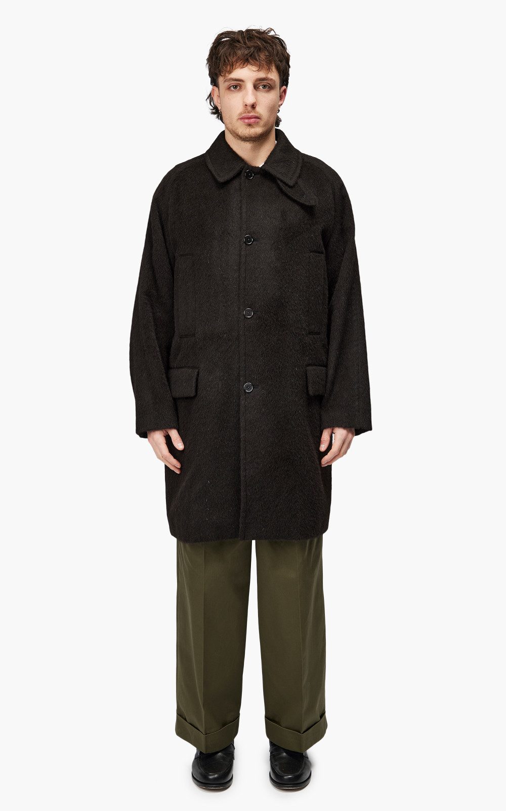 Markaware Raglan Mac Coat Black | Cultizm