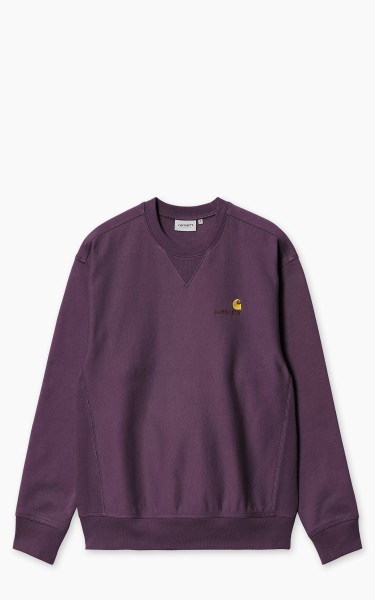 Carhartt WIP American Script Sweatshirt Huckleberry