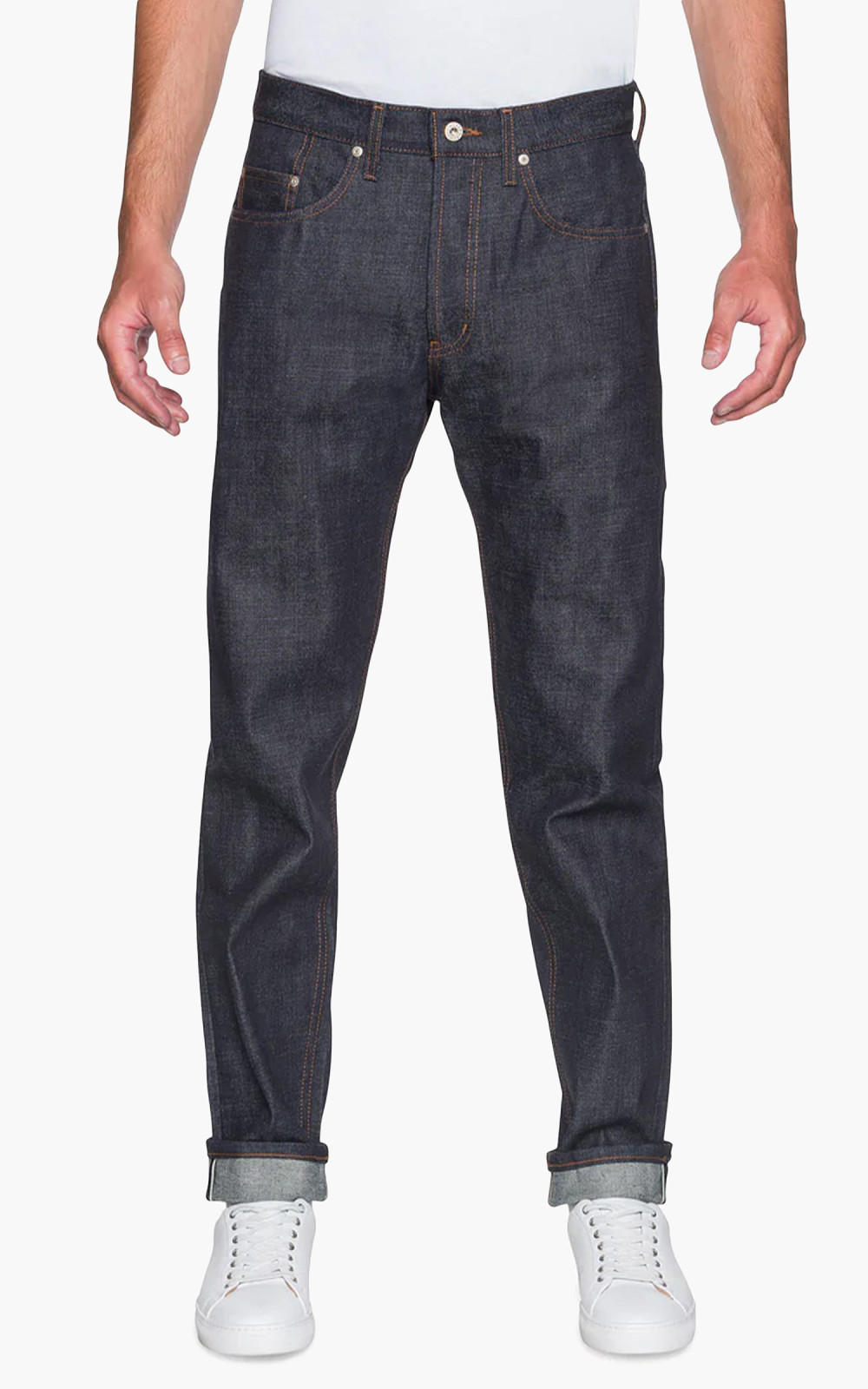 Amazon Com Naked Famous Denim Hombre Super Guy Deep Indigo Selvedge