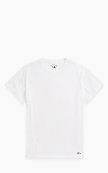 RRL Jersey Crewneck T-Shirt White