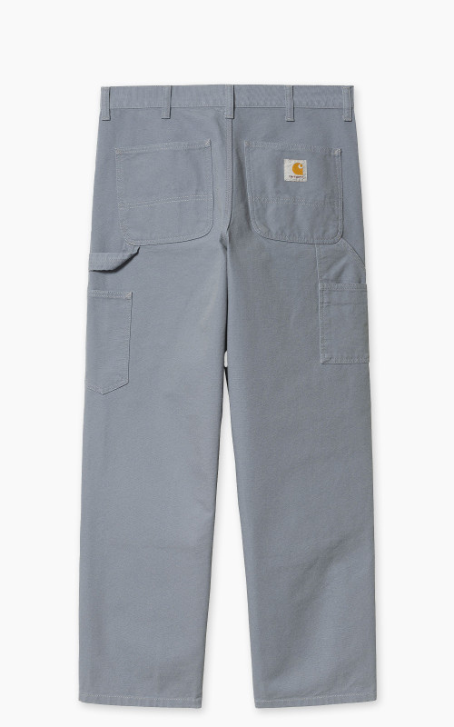 Carhartt WIP Double Knee Pant Dearborn Canvas Dove Grey Rinsed