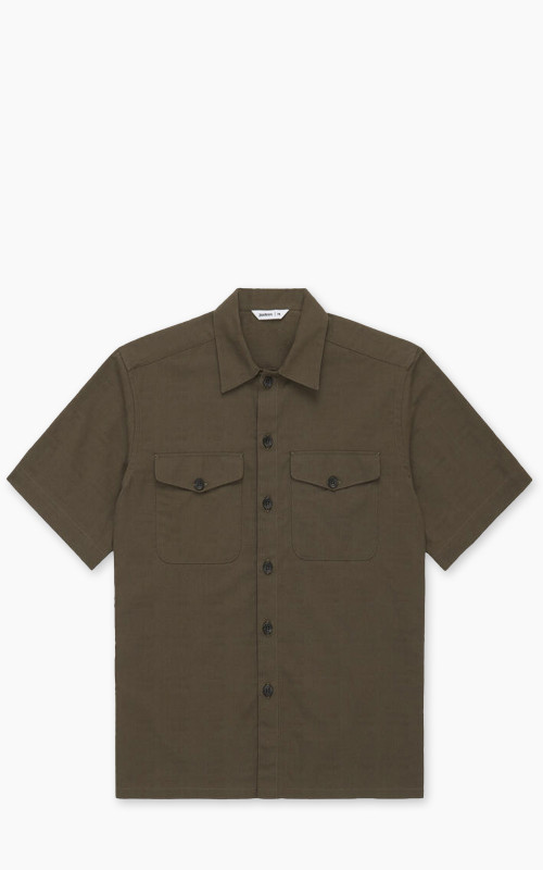 3sixteen Safari Shirt Drab Barkcloth