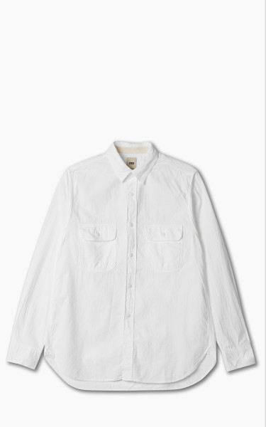 FOB Factory F3496 Oxford Work Shirt White