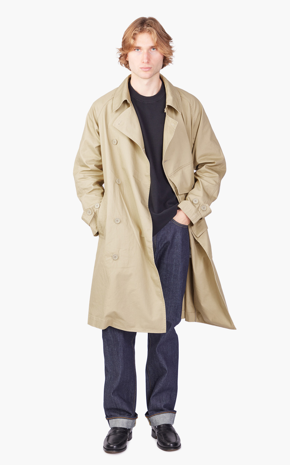 Snow Peak TAKIBI Chino Trench Coat Beige Cultizm