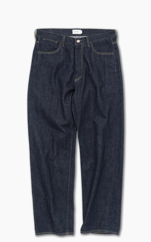 Still By Hand 5 Pocket Denim Pants Navy