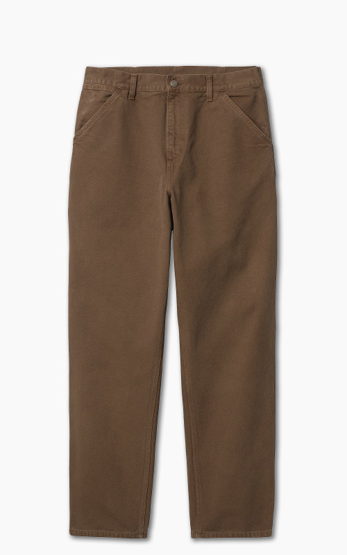 Carhartt WIP Single Knee Pant Dearborn Canvas Faded Tamarind