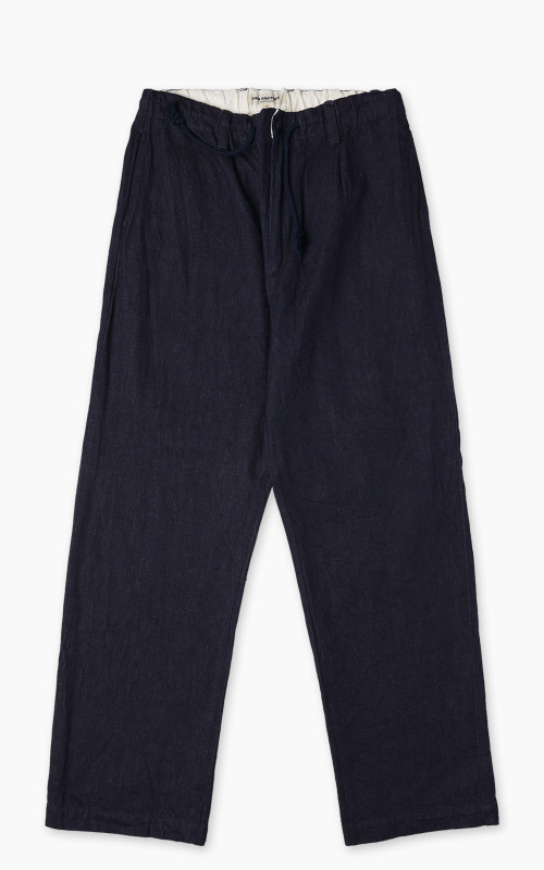 FOB Factory F0508 Three Eight Loom Denim Track Pants Indigo