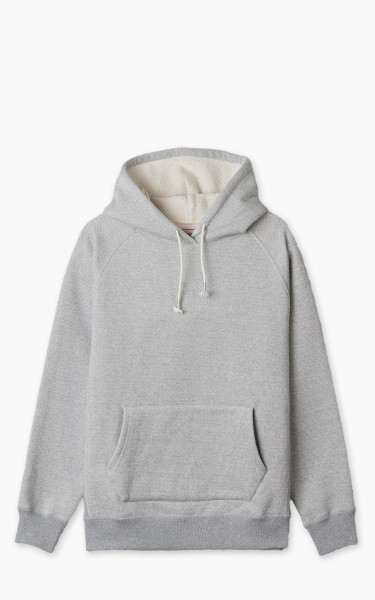 Wonder Looper Pullover Hoodie Double Heavyweight French Terry Heather Grey