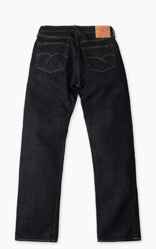 The Flat Head FN-D8004 Wide Tapered Jeans Selvedge Indigo 18oz