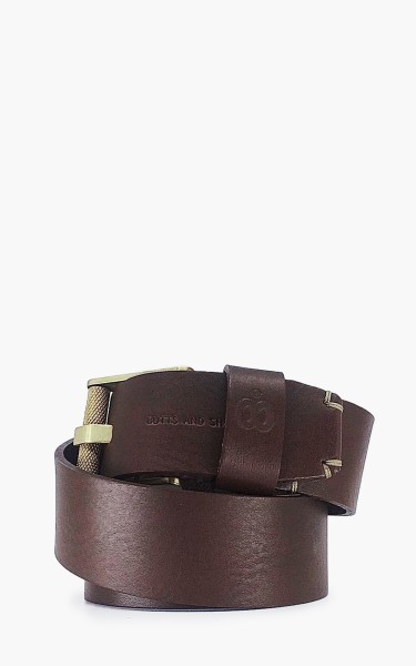 Butts and Shoulders The Belt 42mm Dark Brown
