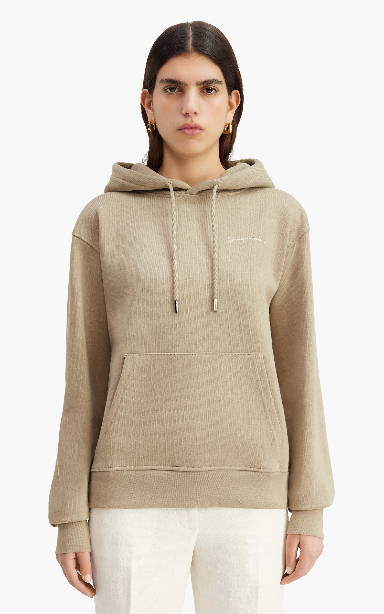 Jacquemus Le Sweatshirt Brode Light Khaki | Cultizm