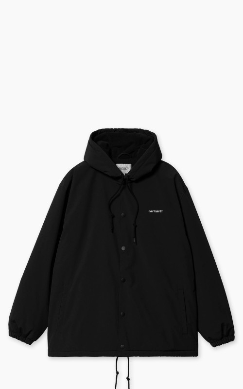 Carhartt WIP Hooded Coach Jacket Black/White