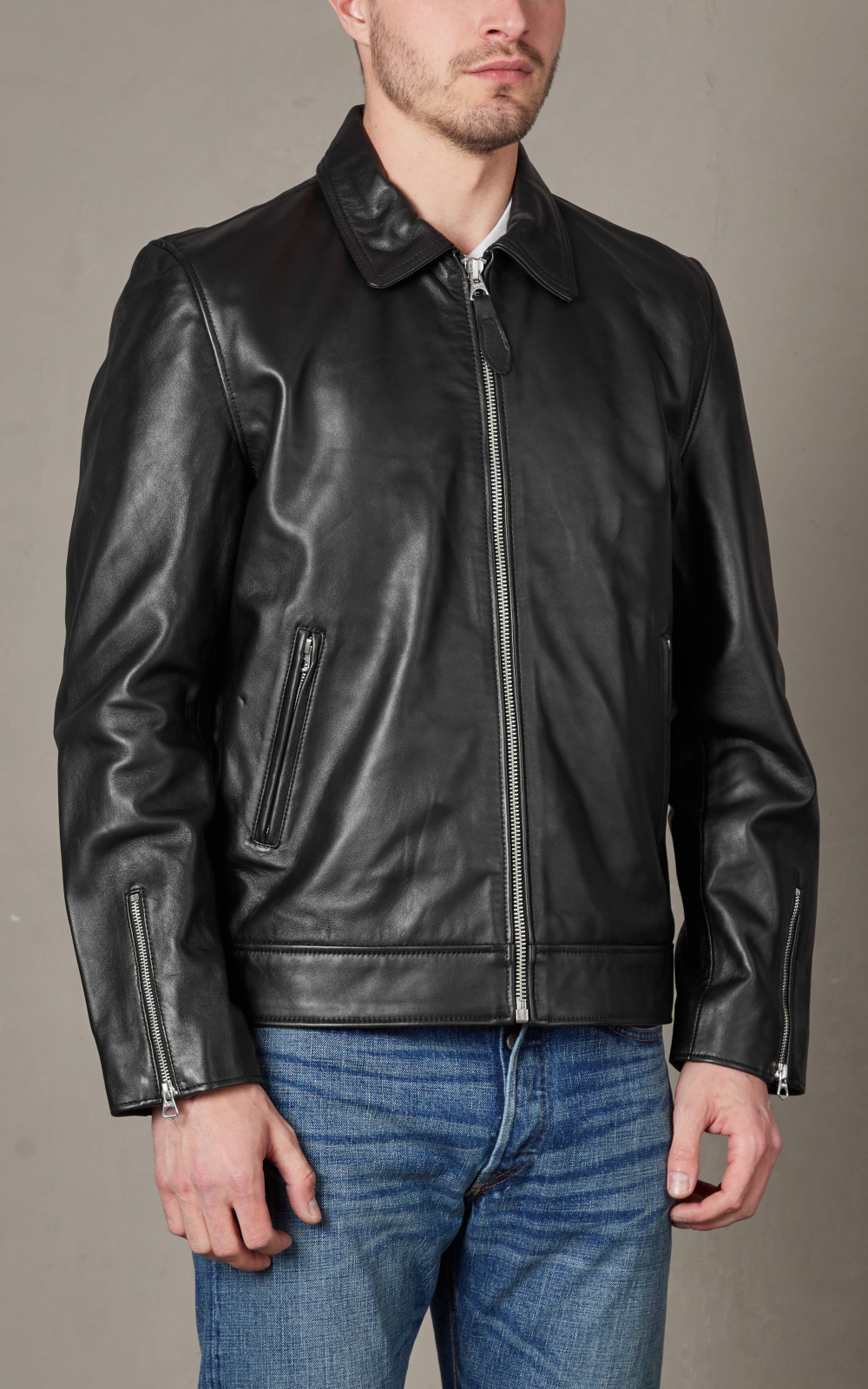 Schott NYC LC Tampa Leather Jacket Black | Cultizm