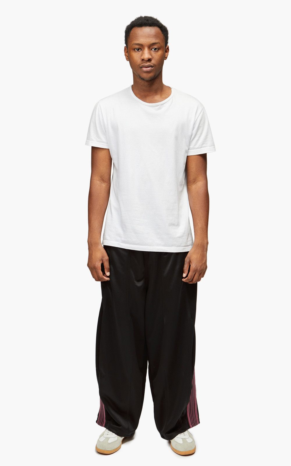 Needles H.D. Track Pant Poly Smooth Faded Black | Cultizm