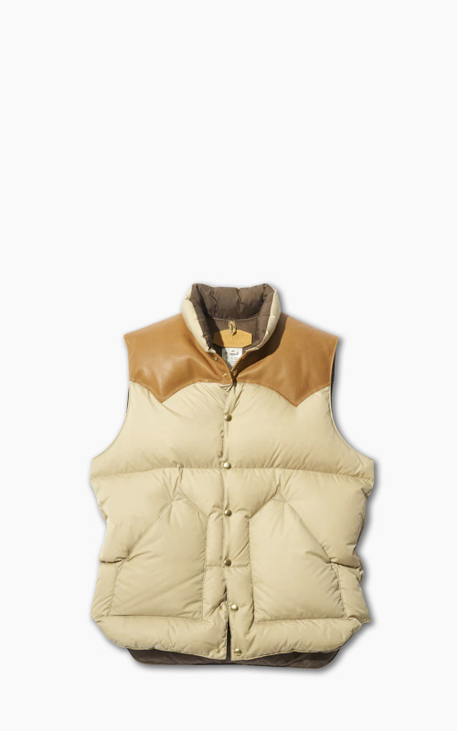 Rocky Mountain Featherbed Down Vest Tan