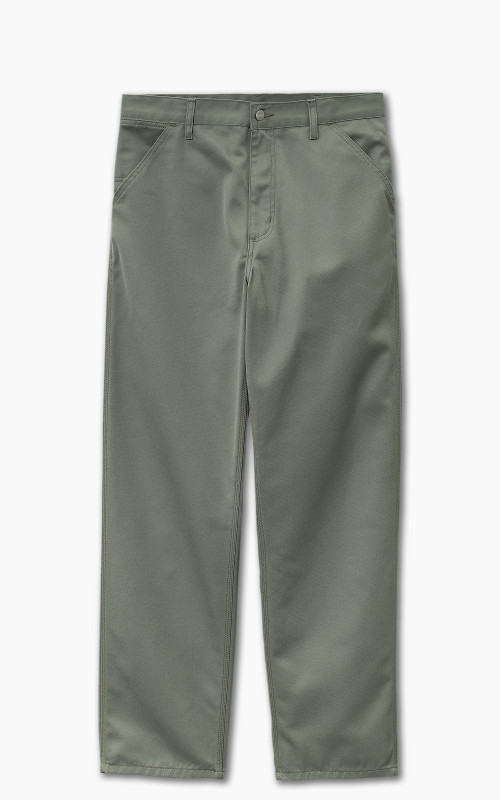 Carhartt WIP Simple Pant Denison Twill Rinsed Smoke Green