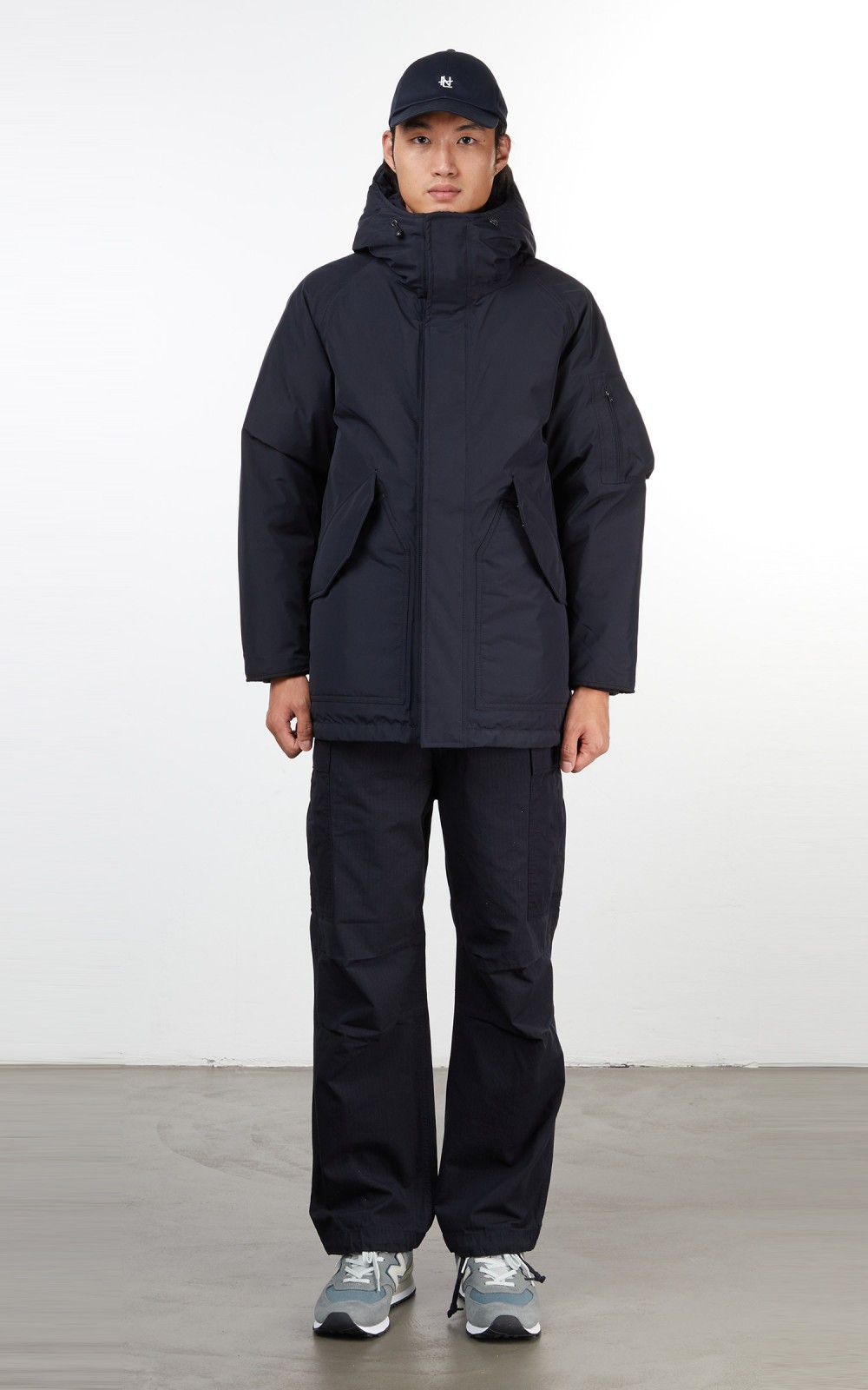 Nanamica GORE-TEX Down Coat Navy | Cultizm