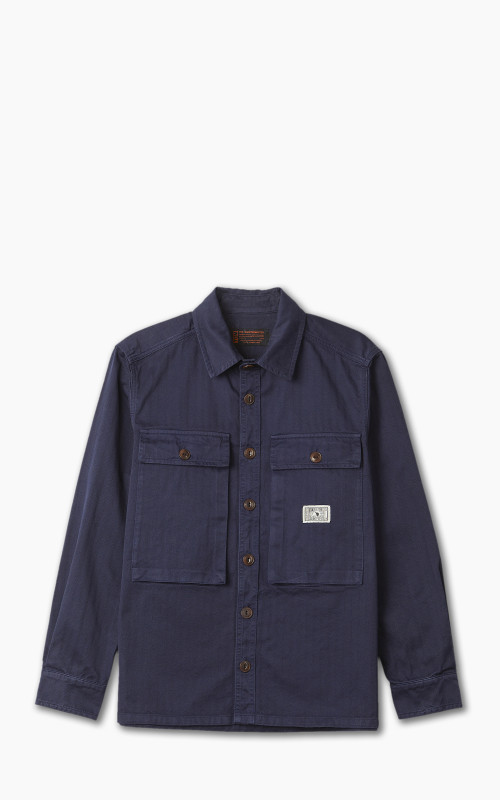 The Quartermaster WWII Fatigue Jacket HBT Blue