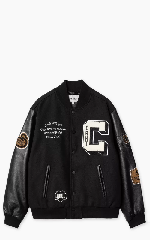 Carhartt WIP Brown Ducks Bomber Black/Black