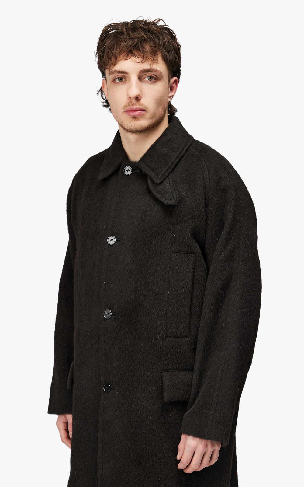 Markaware Raglan Mac Coat Black | Cultizm