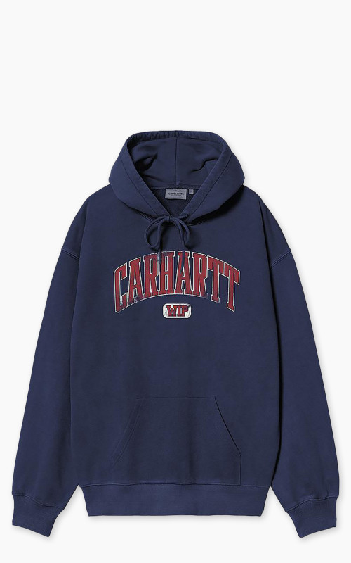 Carhartt WIP Hooded Library Sweatshirt Garment Dyed Ink