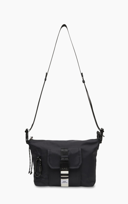 A.P.C. Trek Messenger Bag Black | Cultizm