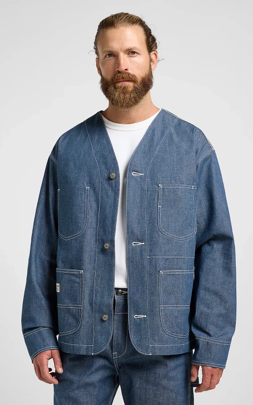 Lee 101 31JR Chore Coat Raw Blue