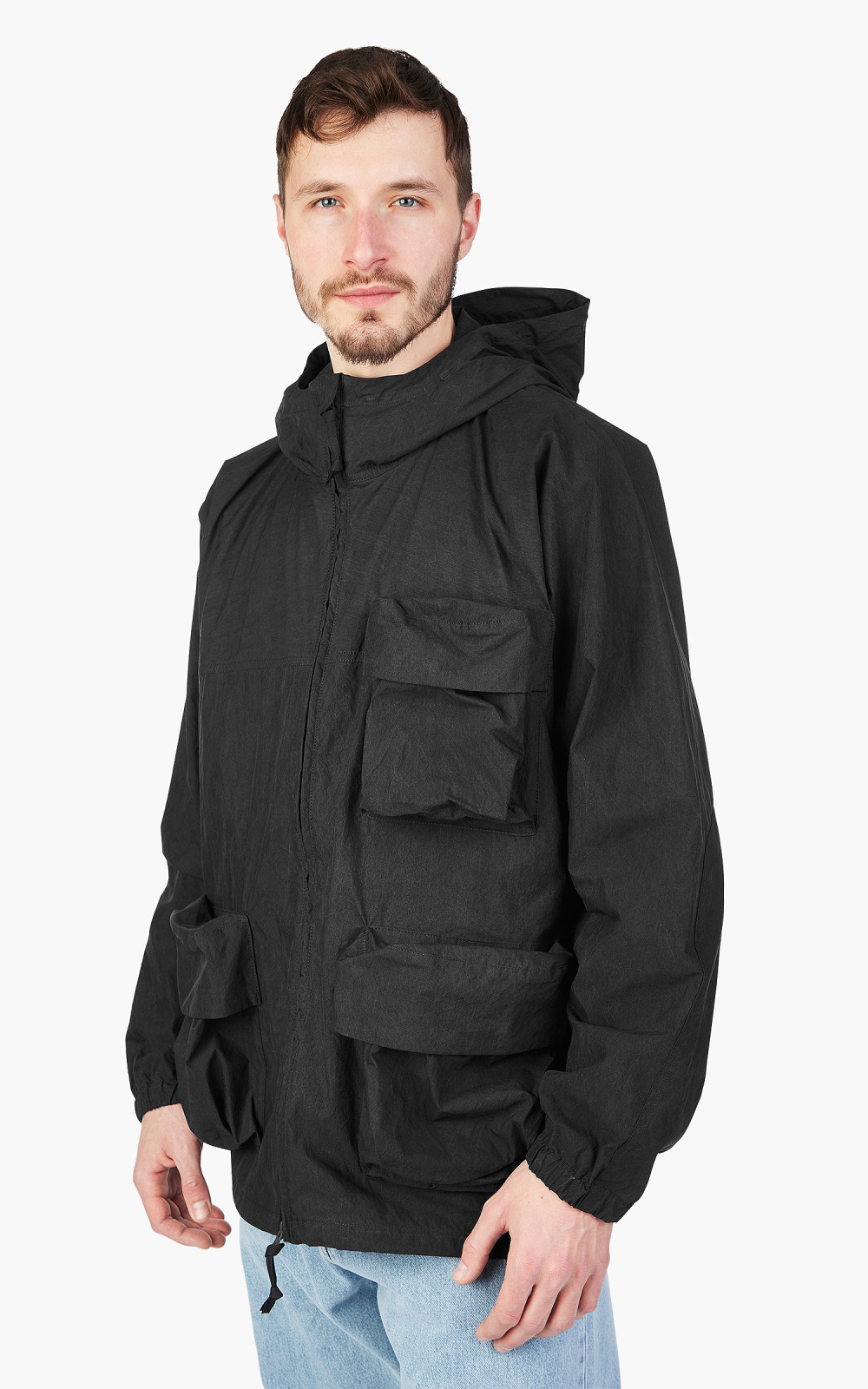 Snow Peak Indigo C/N Parka Black | Cultizm