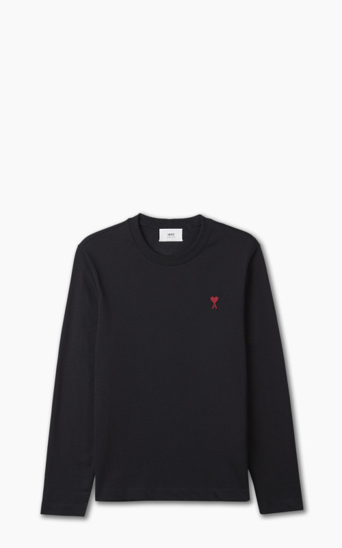 AMI Paris Long Sleeves ADC T-Shirt Black