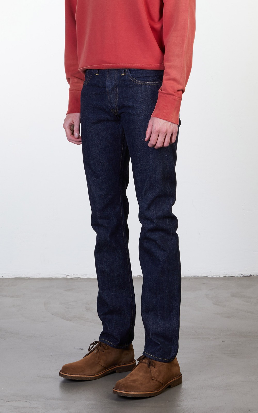 RRL Slim Fit Selvedge Jean One Wash | Cultizm