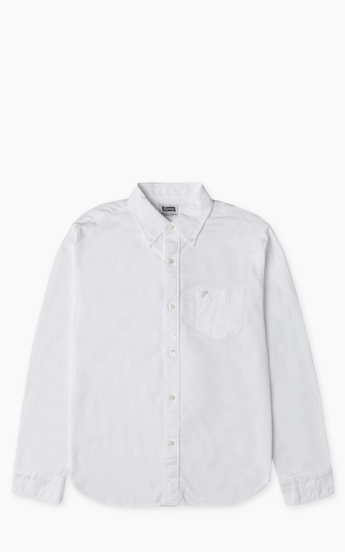 Pherrow’s PBD1 Button-Down Oxford Shirt White